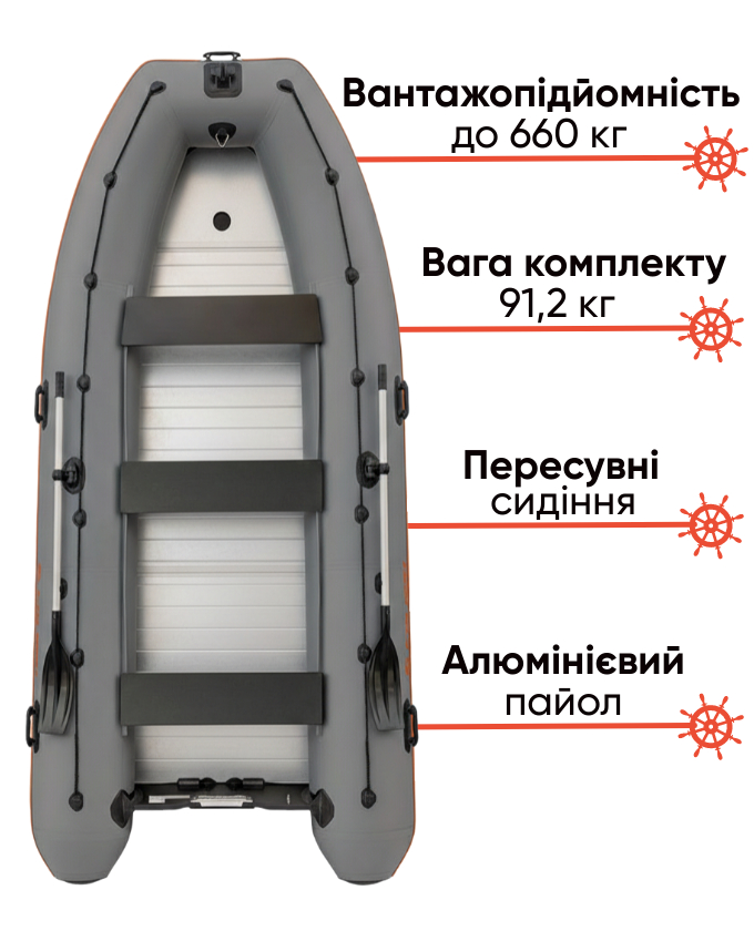 Kolibri KM-400DSL з алюмінієвим пайолом 